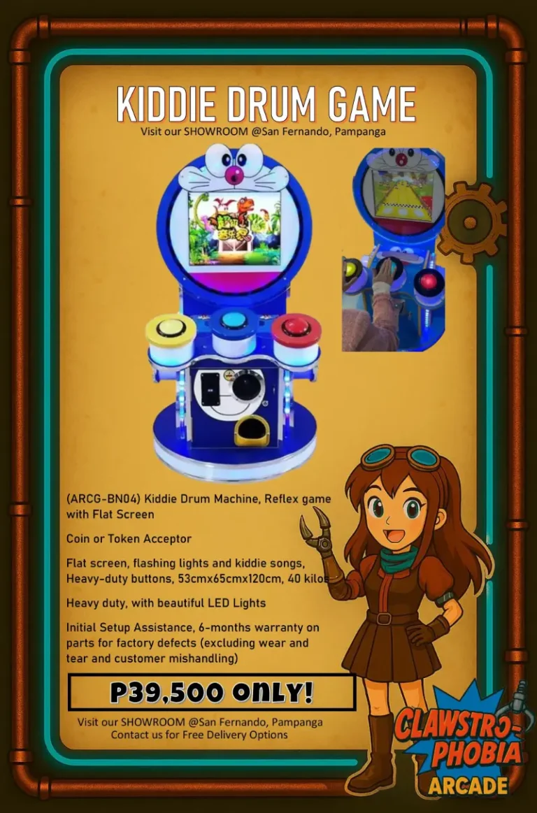 Kiddie drum arcade machine for sale Pampanga – reflex music game