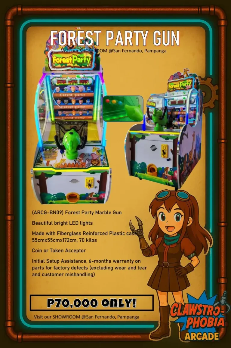 Forest Party Gun arcade machine for sale Pampanga – marble shooting game