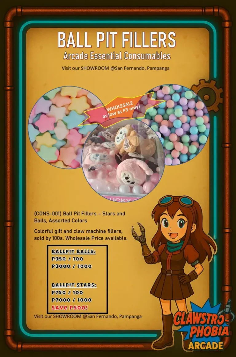 Ball pit fillers for sale Pampanga – stars and plush fillers for claw machines