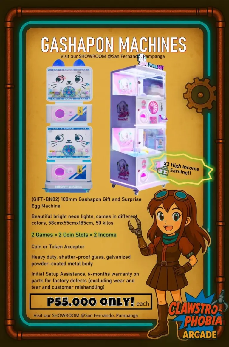 Gashapon capsule vending machines for sale Pampanga – gift and surprise egg machine