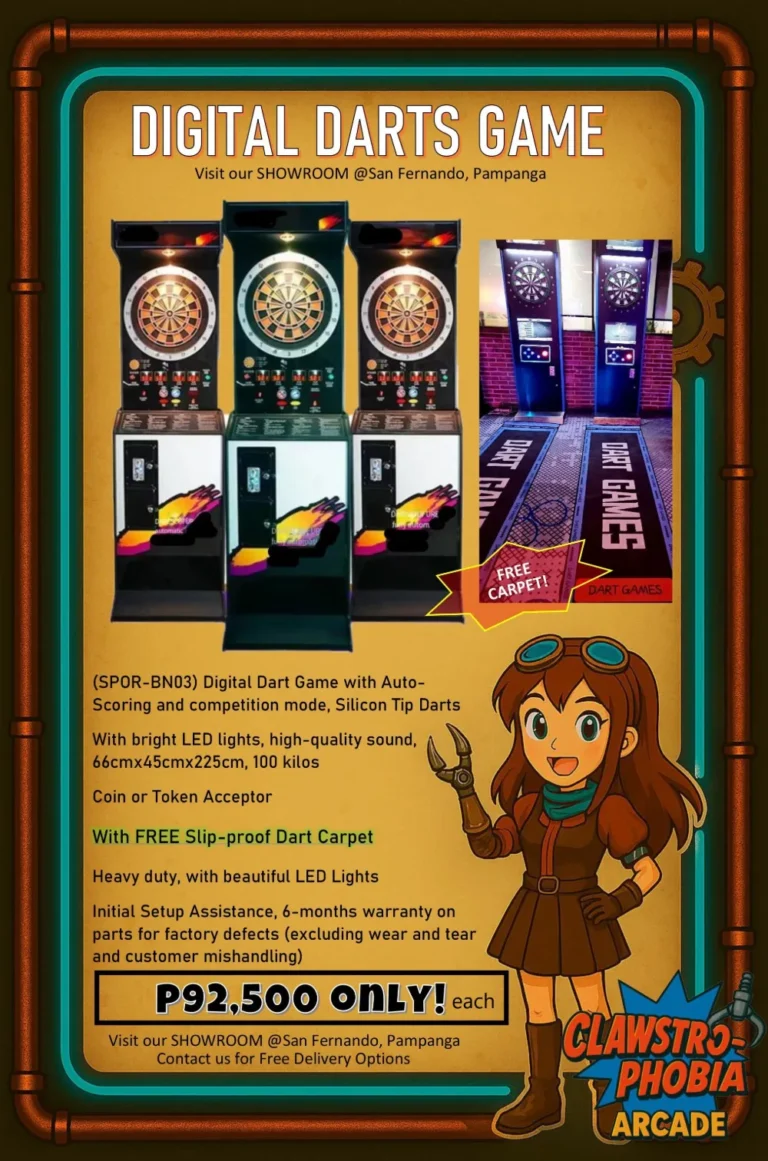 Digital darts arcade machine for sale Pampanga – electronic scoring dart game