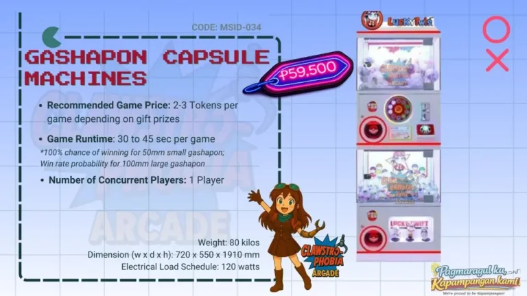 Brand New Gashapon Capsule Arcade Machine for Sale