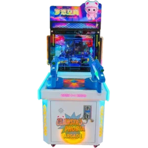 2-Player Laser Gun Shooting Game Arcade Machine for Sale
