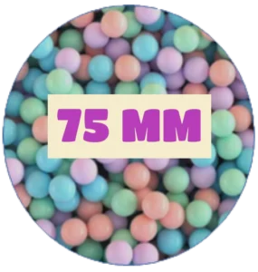 75mm XL Ballpit Balls for Inflatable Bouncy House for Sale Pampanga