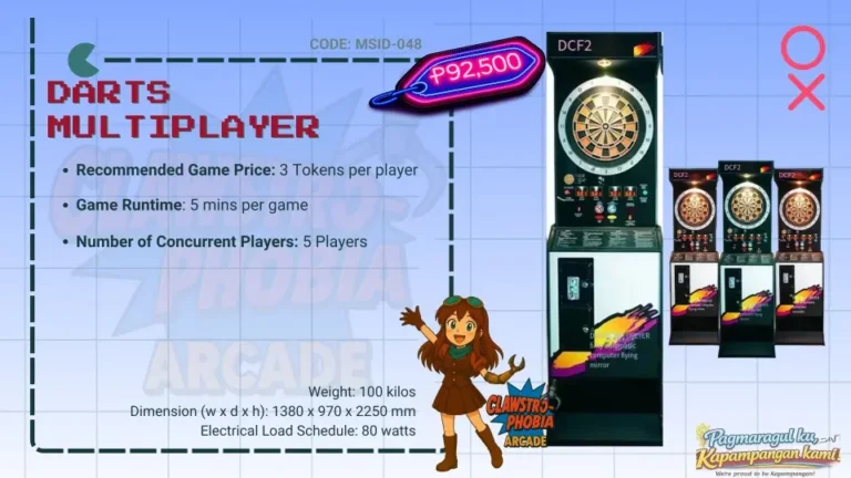 Full Size Dart Arcade Game Machine for Sale