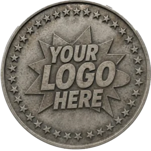 We will die cast your logo and brand name to mint your own token!
