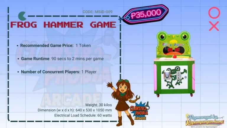 Brand New Hit The Frog Hammer Game Arcade Machine for Sale