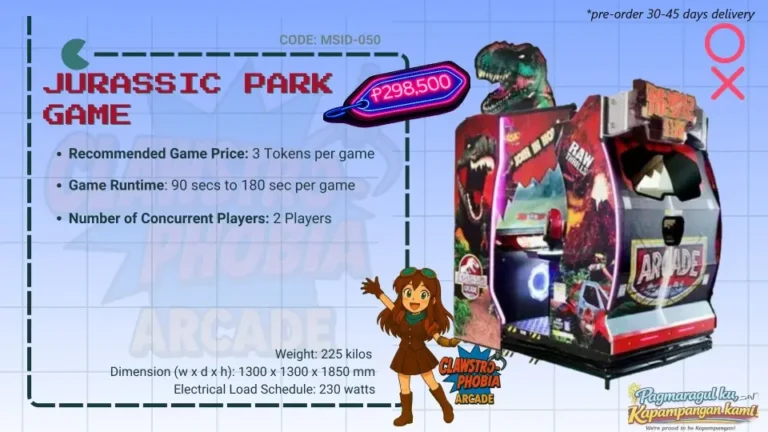 Full Size Jurassic Park Dinosaur Shooting Game Arcade Machine for Sale