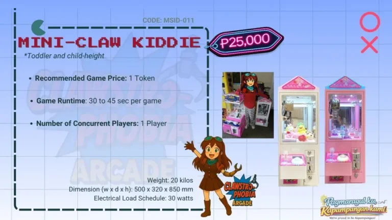 Tabletop Kiddie claw machine for Sale
