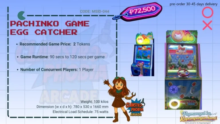 Catch the Egg Pachinko Plinko Arcade Machine for Sale