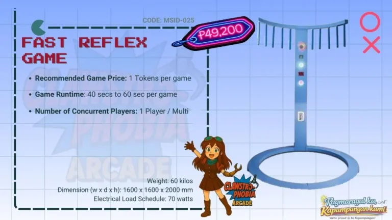 Fast Reflex Trendy Arcade Machine Game for Sale