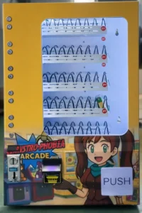 Non Ref Wall Mounted Vending Machine with Coin and Cash Acceptor